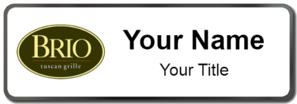 Custom name badges for Brio Tuscan Grille