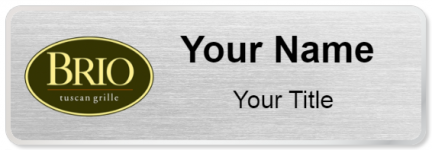 Custom name badges for Brio Tuscan Grille