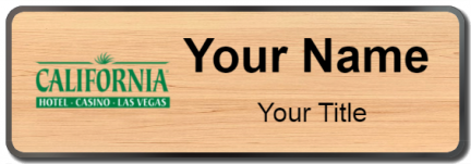 Custom name badges for California Hotel Casino Las Vegas