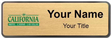 Custom name badges for California Hotel Casino  Las Vegas