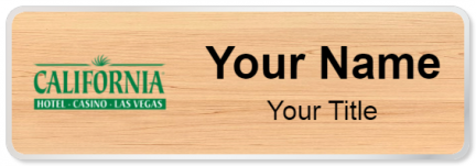 Custom name badges for California Hotel Casino Las Vegas