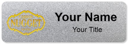 Custom name badges for Carson Nugget