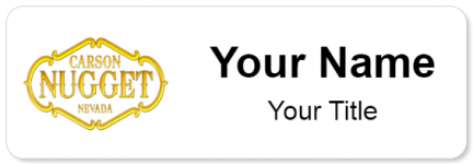 Custom name badges for Carson Nugget