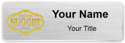 Custom name badges for Carson Nugget