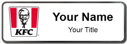 Custom name badges for KFC