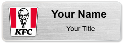 Custom name badges for KFC