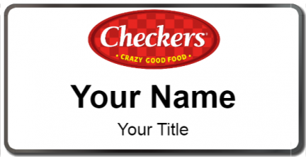 Custom name badges for Checkers