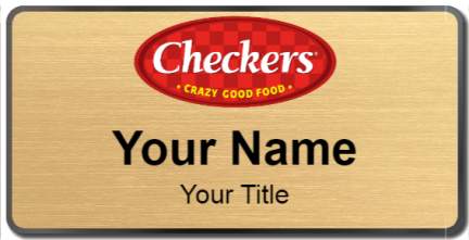 Custom name badges for Checkers