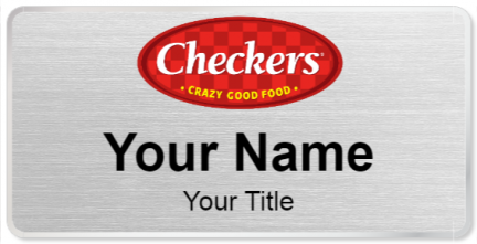 Custom name badges for Checkers