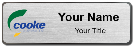 Custom name badges for Cooke Fuels