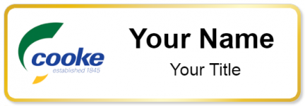 Custom name badges for Cooke Fuels