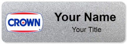 Custom name badges for Crown Central Petroleum