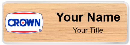 Custom name badges for Crown Central Petroleum