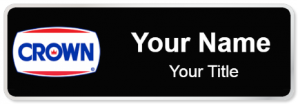 Custom name badges for Crown Central Petroleum