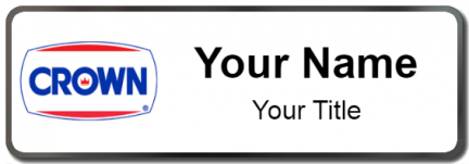 Custom name badges for Crown Central Petroleum