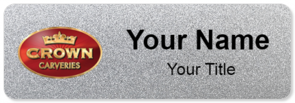 Custom name badges for Crown Carveries