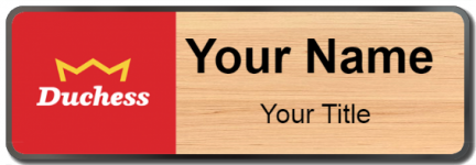 Custom name badges for Duchess Convenience Stores