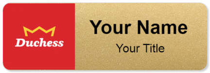 Custom name badges for Duchess Convenience Stores