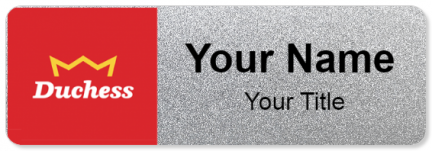 Custom name badges for Duchess Convenience Stores