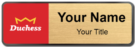 Custom name badges for Duchess Convenience Stores