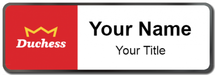 Custom name badges for Duchess Convenience Stores