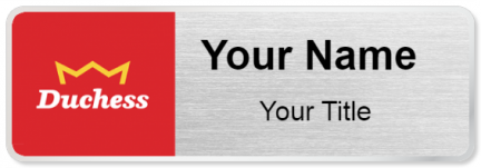 Custom name badges for Duchess Convenience Stores
