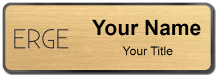 Custom name badges for ERGE