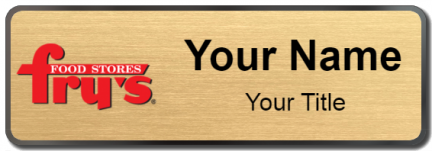 Custom name badges for Frys Food Stores
