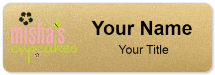 Custom name badges for Mishas Cupcakes