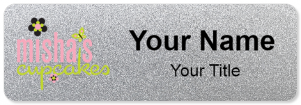 Custom name badges for Mishas Cupcakes