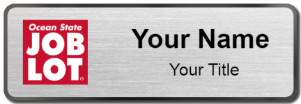 Custom name badges for Ocean State Job Lots