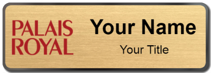 Custom name badges for Palais Royal
