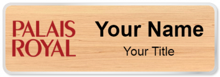 Custom name badges for Palais Royal