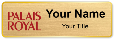 Custom name badges for Palais Royal