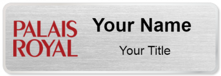 Custom name badges for Palais Royal