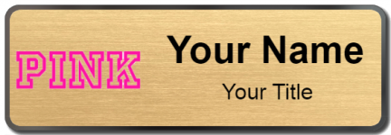 Custom name badges for PINK
