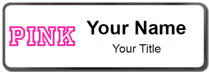 Custom name badges for PINK
