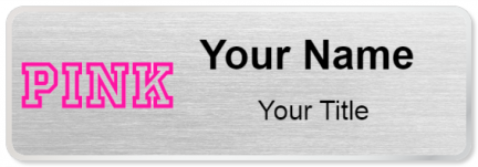 Custom name badges for PINK