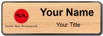 Custom name badges for RA Sushi Bar & Restaurant