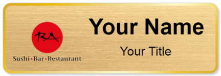 Custom name badges for RA Sushi Bar & Restaurant