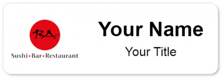 Custom name badges for RA Sushi Bar & Restaurant