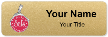 Custom name badges for Sals Italian Ristorante