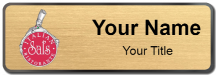 Custom name badges for Sals Italian Ristorante