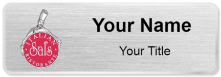 Custom name badges for Sals Italian Ristorante