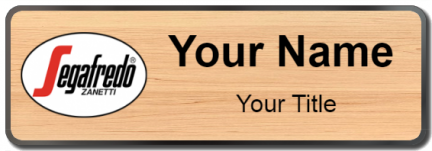 Custom name badges for Segafredo Zanetti