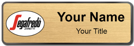 Custom name badges for Segafredo Zanetti