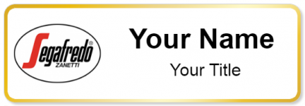 Custom name badges for Segafredo Zanetti