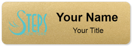 Custom name badges for Steps New York