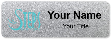 Custom name badges for Steps New York