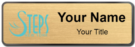 Custom name badges for Steps New York